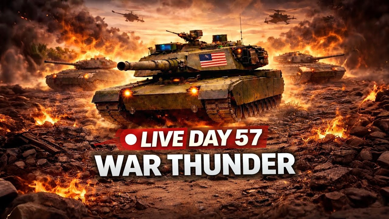 🔴WAR THUNDER DAY 57 | AMERICAN TANK GRIND LIVE 🇺🇸 #warthunderlive #gaming #livestream