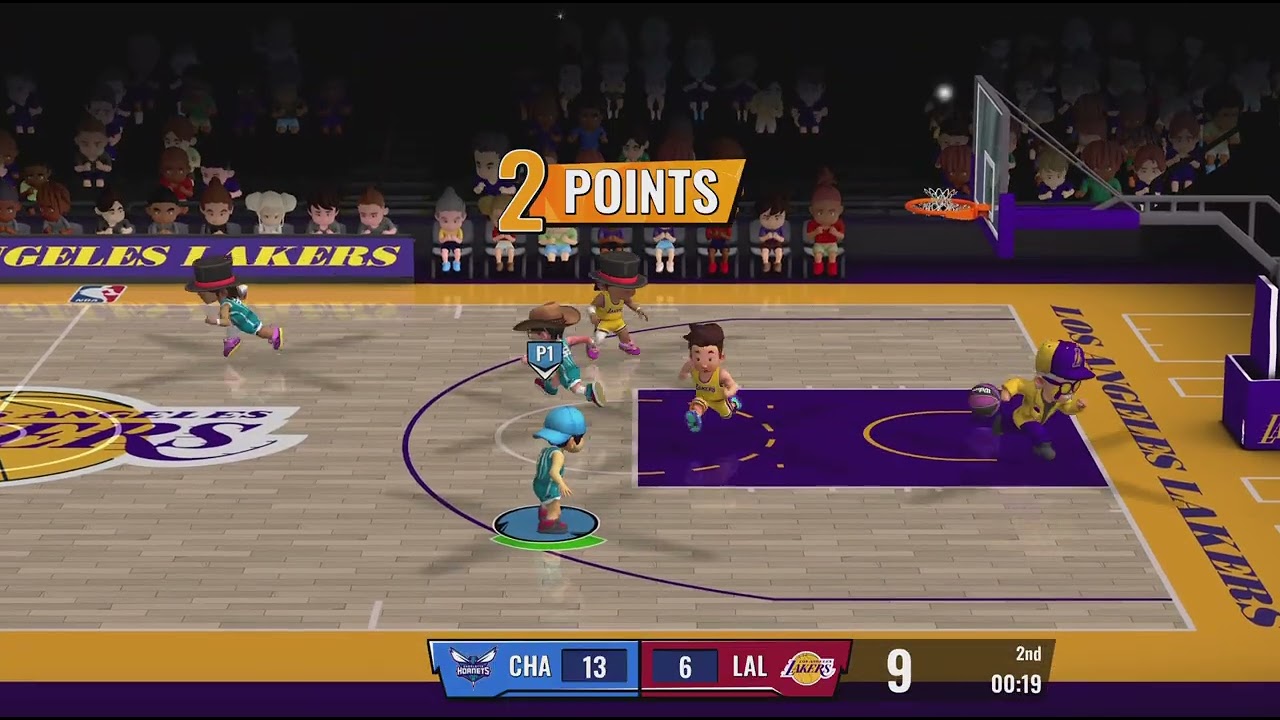 NBA BOUNCE Game 013 Charlotte Hornets vs Los Angeles Lakers