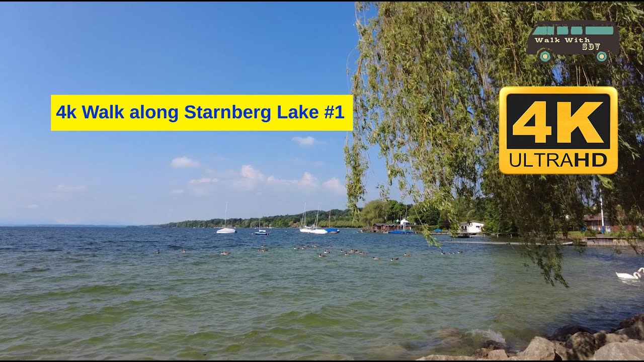 4k Walk along Starnberg Lake #1 #X