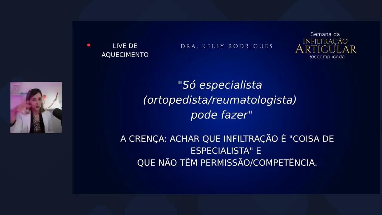 Mitos da infiltração articular na prática - para médicos