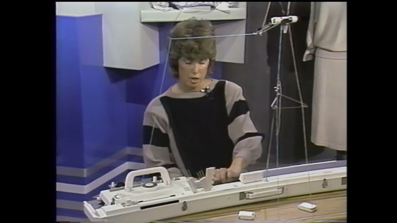 Brother KH-930 / 940 knitting machine Official VHS Full course tutorial 101 not Donna Seitzer