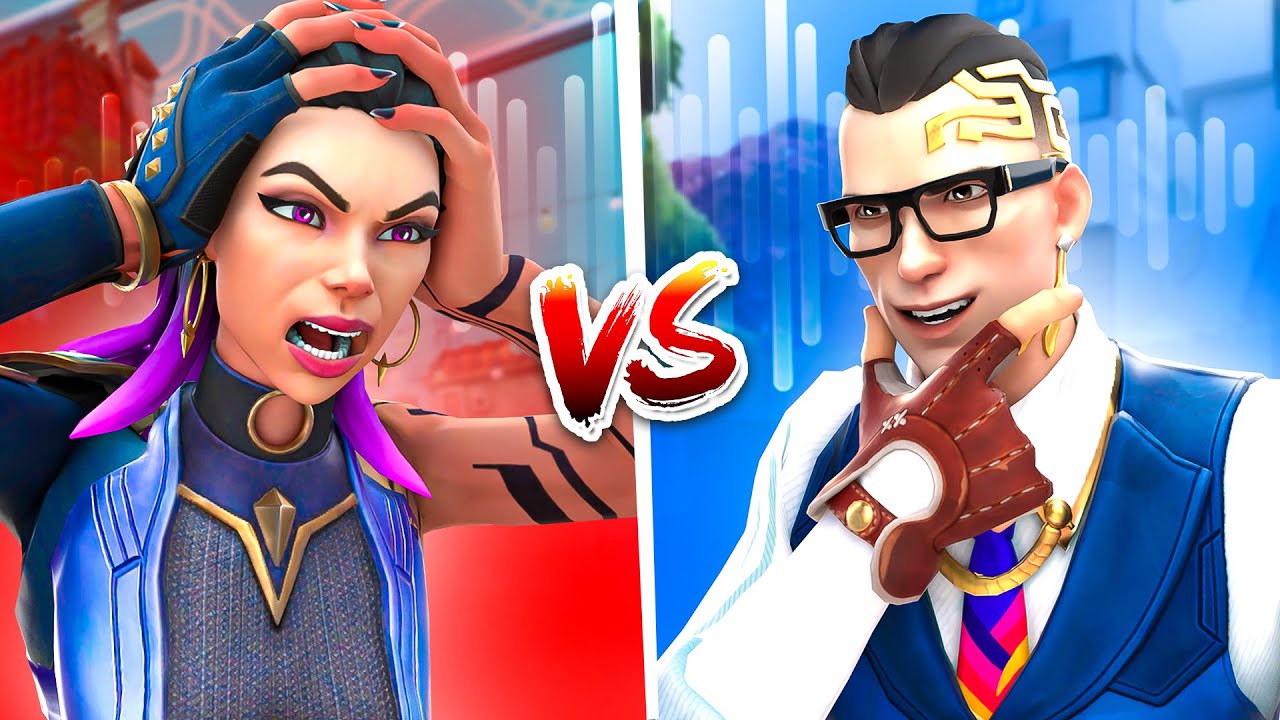 Voice Trolling 1v1 on VALORANT! (Ft. Dramatic)