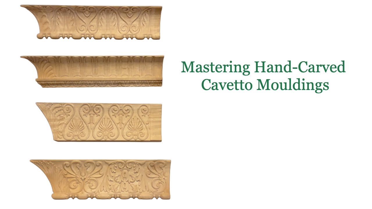 Mastering cavetto profiles and classical woodcarving motifs! #woodcarving #woodcarvingtips