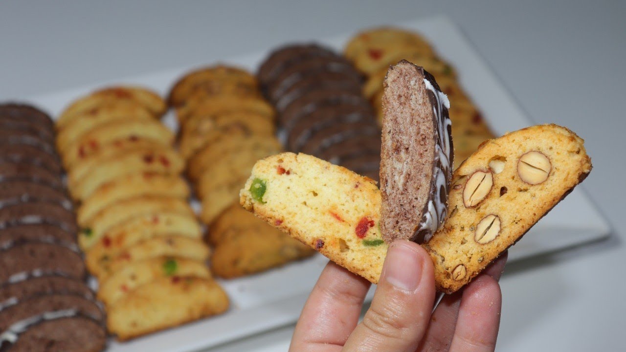 Des biscuits marocains croquants et pleins de saveur. Fekkas avec trois goûts différents.
