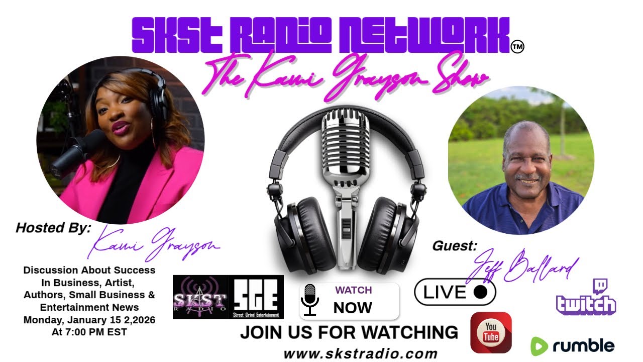 SKST Radio Network -The Kami Grayson Show with Author Jeffrey Ballard 📱