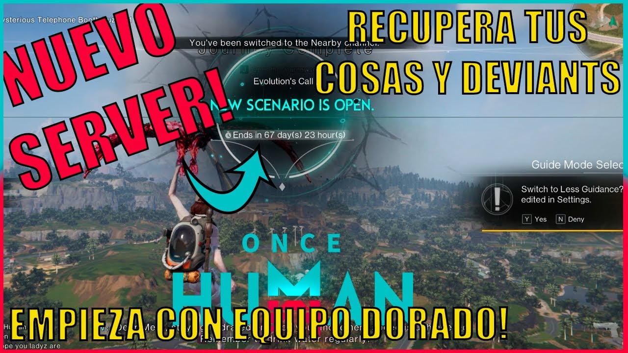 NUEVA TEMPORADA! Cambio de SERVER, RECUPERA tus COSAS! | ONCE HUMAN