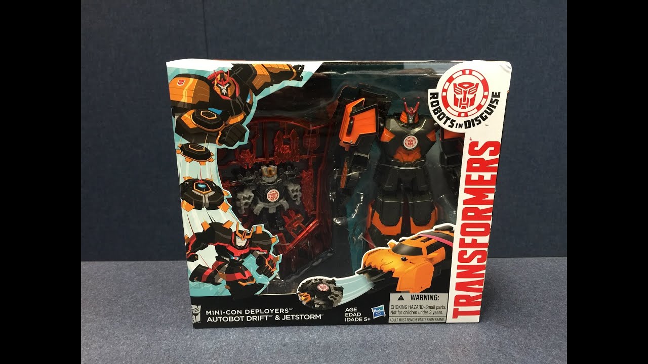 Transformers: Robots in Disguise -  Minicon Deployer DRIFT w/ JETSTORM