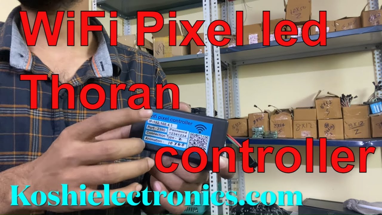 How to use PIxel led WiFi Thoran controller