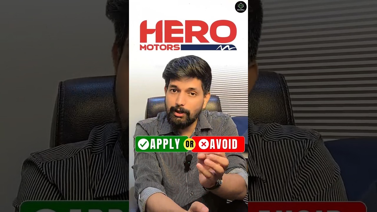 Hero Motors IPO Review 2026: Should You Apply or Avoid? | Price, GMP, Financials & Risks #shorts