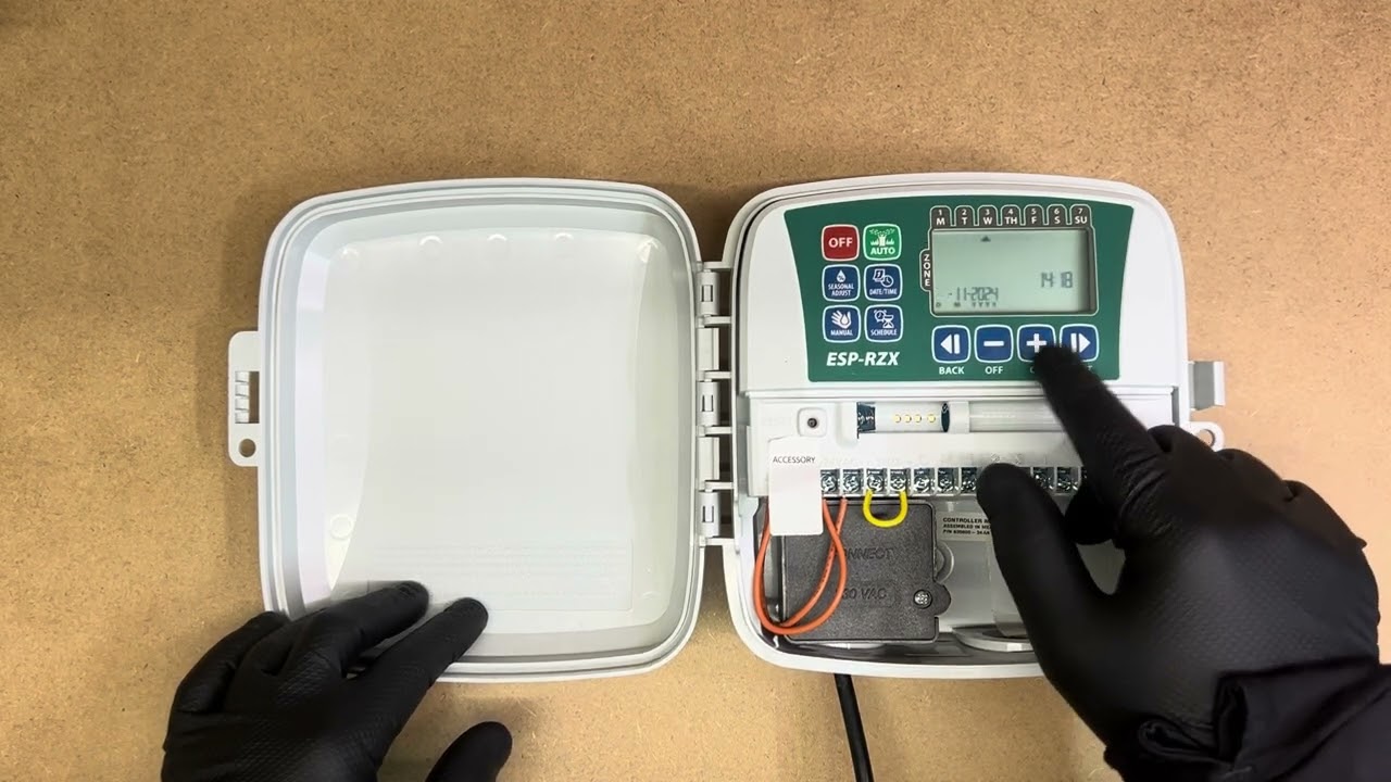 Manejar el programador ESP-RZX de RAIN BIRD
