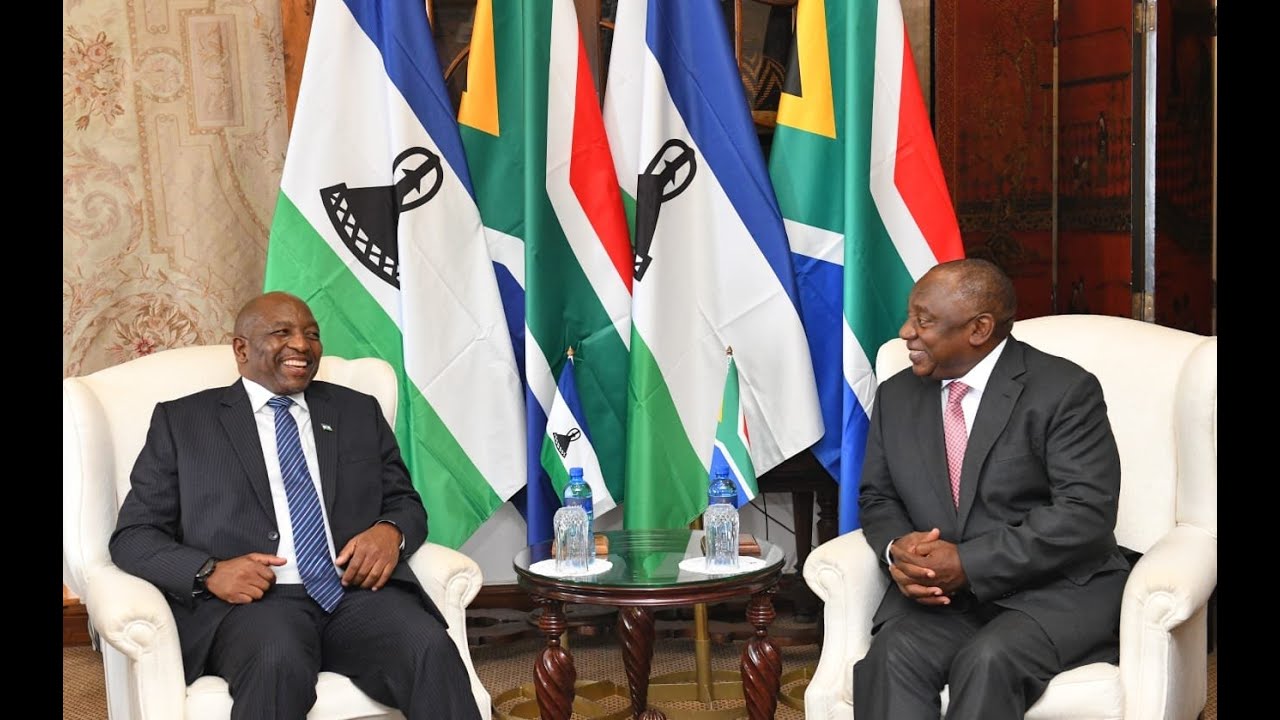 Cyril Ramaphosa co-chairs the second session of the South Africa-Lesotho Bi-National Commission.