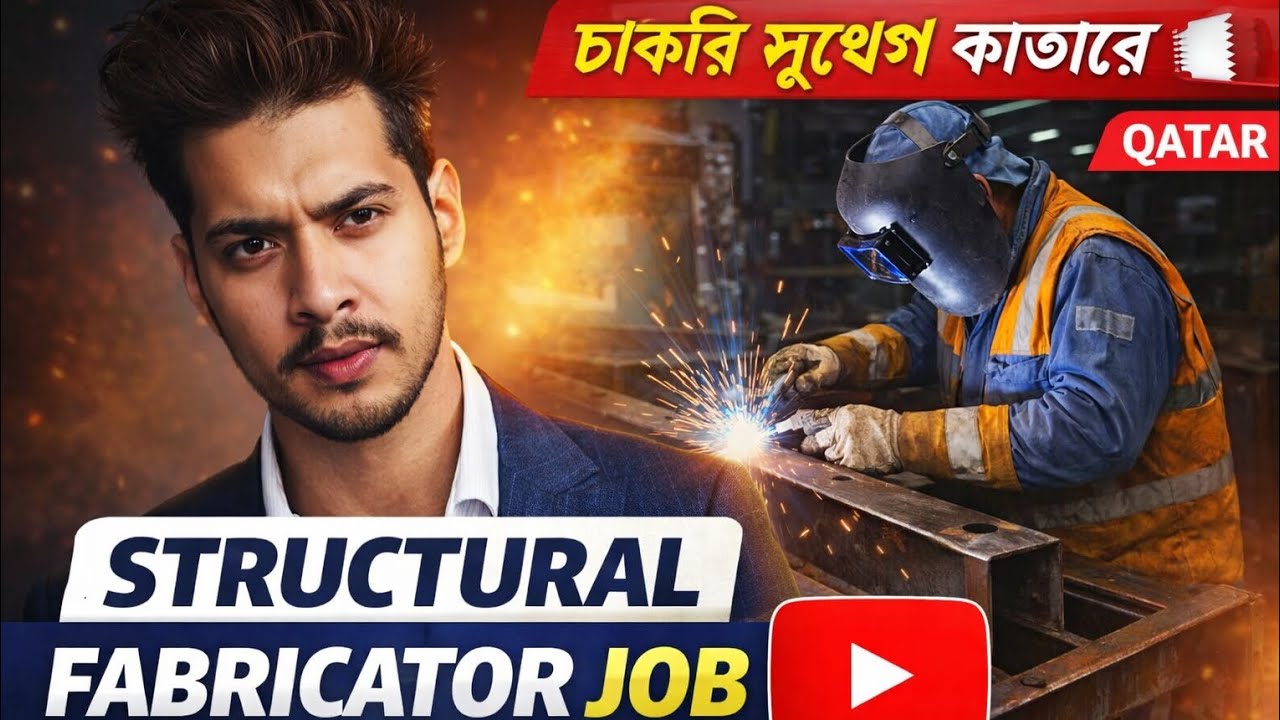 📢 চাকরির সুযোগ – স্ট্রাকচারাল ফেব্রিকেটর (কাতার)👇