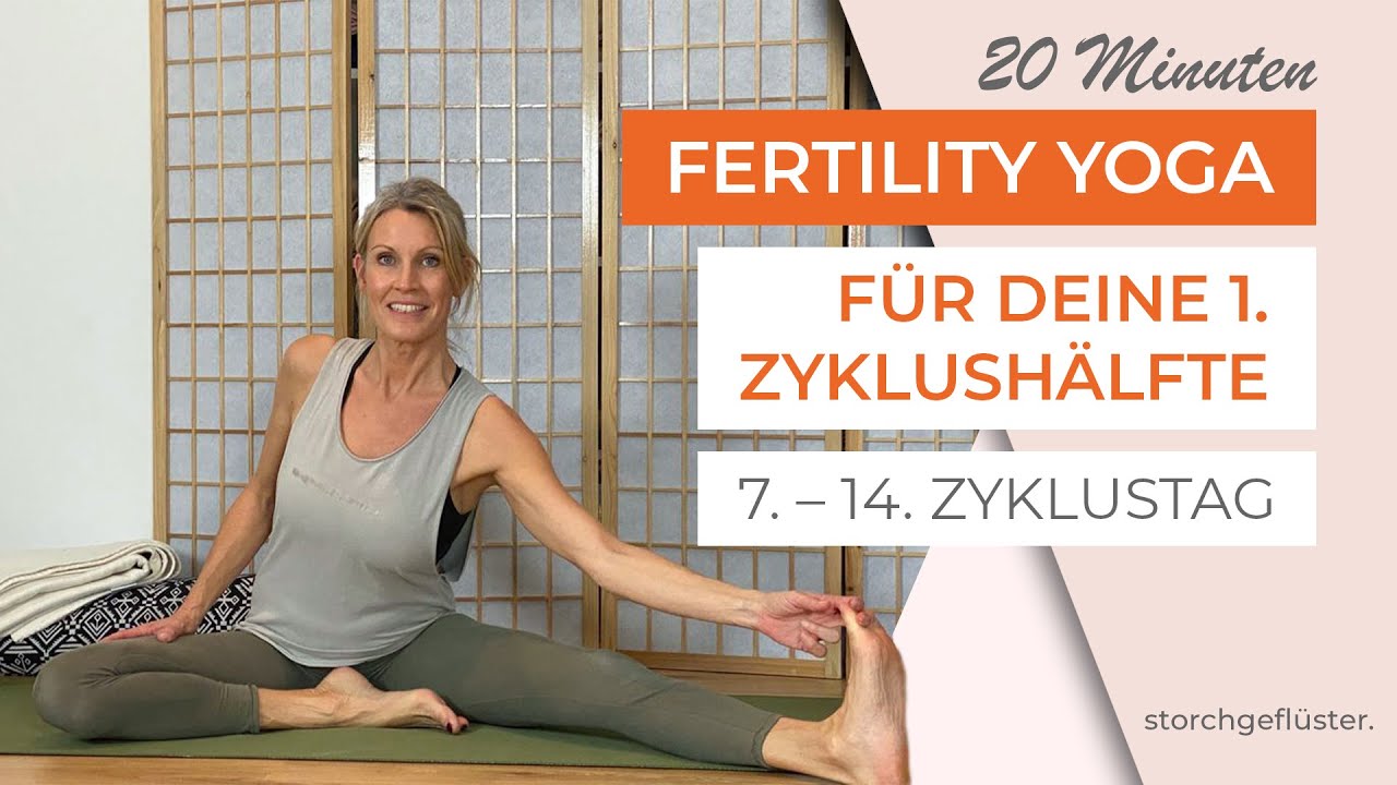 Kinderwunschyoga für die erste Zyklushälfte 🤰🏻 Hormonbalance schaffen ❤️ storchgeflüster.