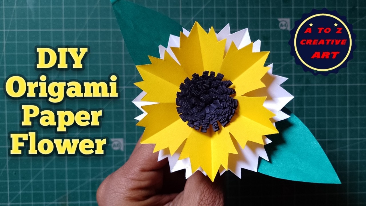 Easy Paper Flower Decoration Ideas Step By Step 🌺 Paper Flower Tutorial 🌹 DIY Origami Paper Flower