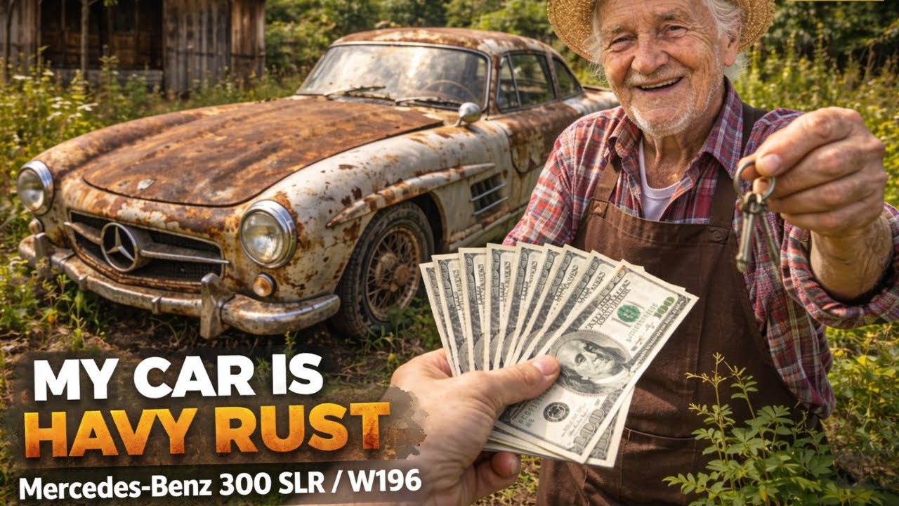 POV 4K ASMR Restoration: Mercedes-Benz 300 SLR / W196 | From Abandoned to Silver Legend Most Wanted