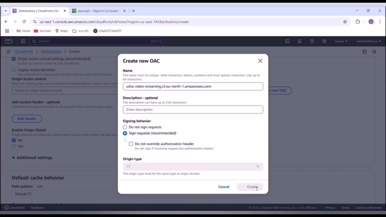 Cloud based video streaming service with AWS Media Services