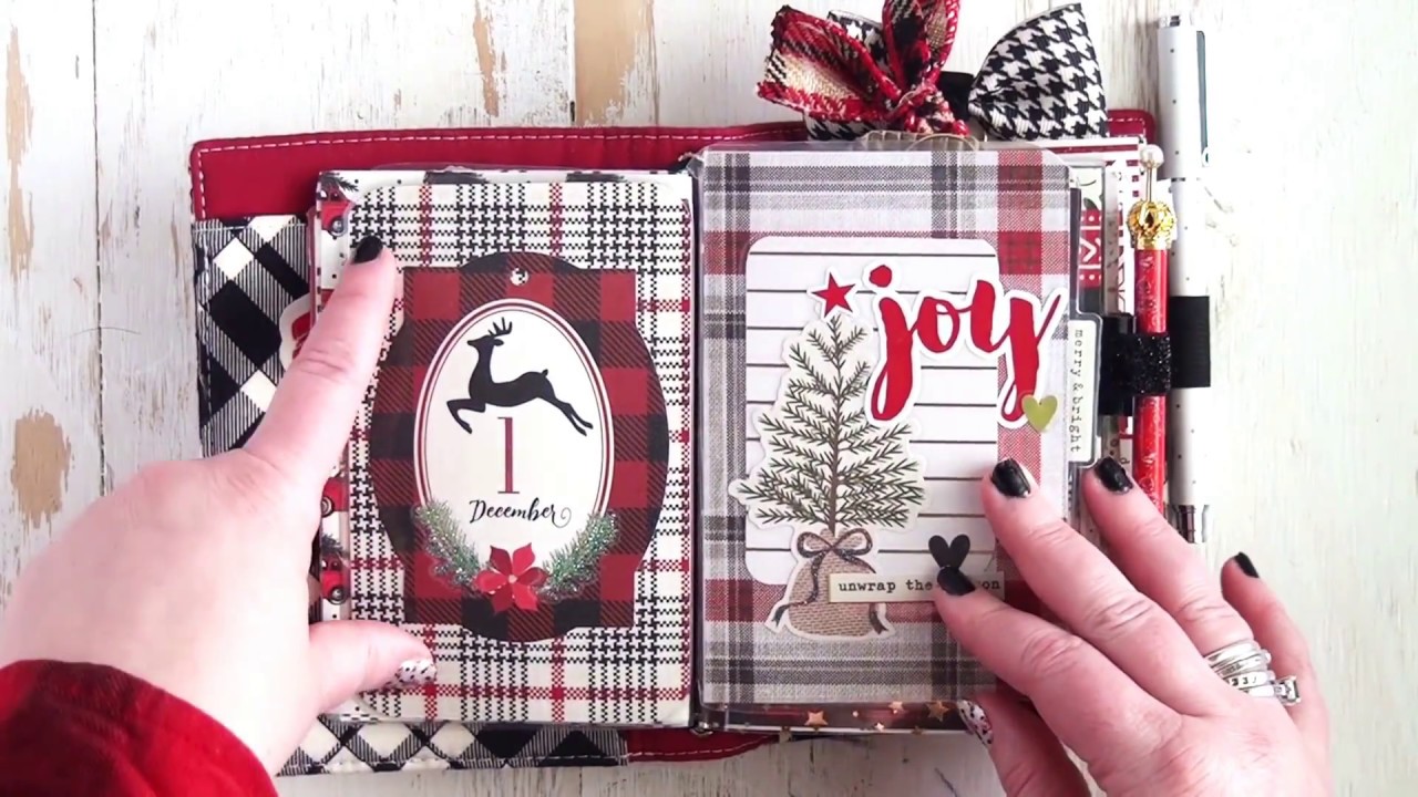 My Christmas Travelers Notebook set up / walk through!