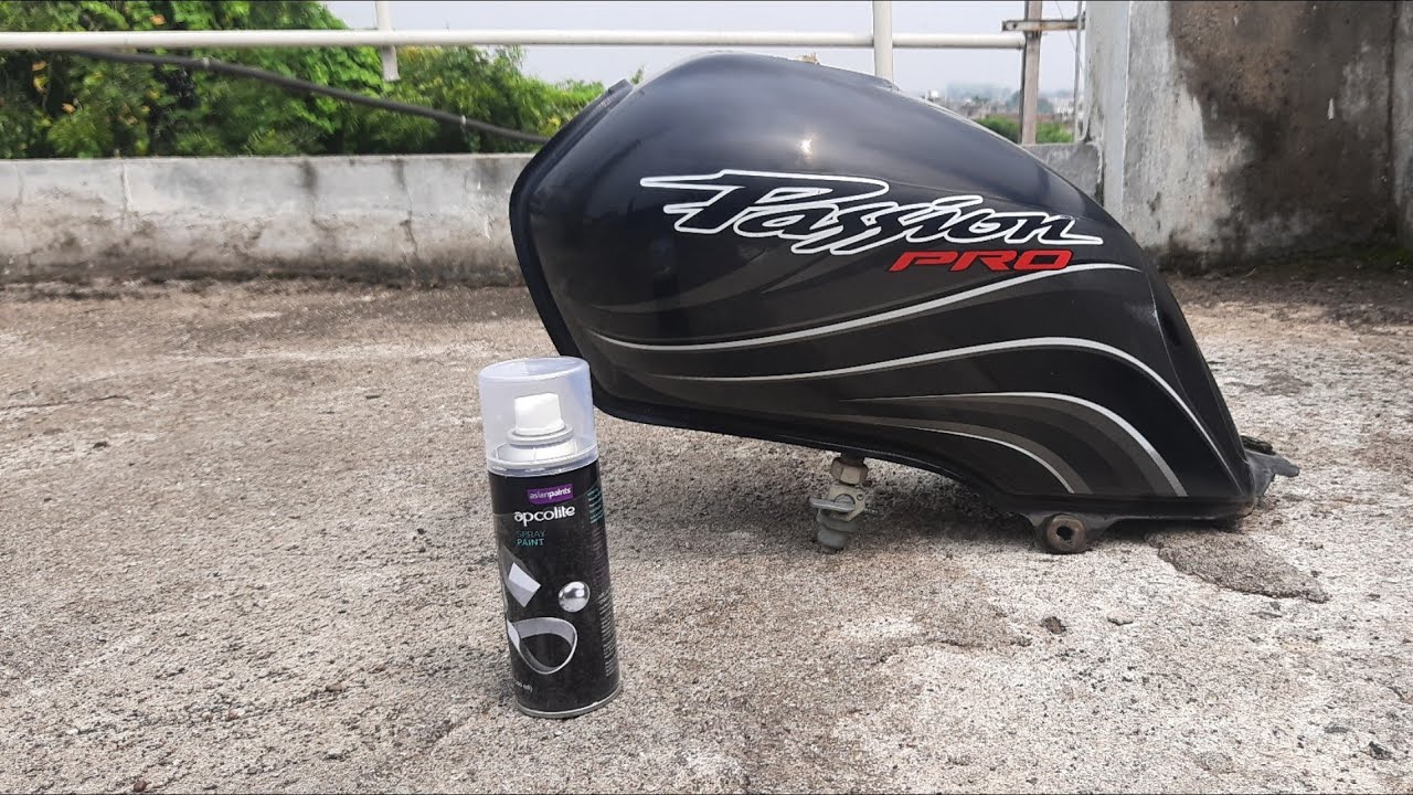 clear coat spray Passion Pro tank