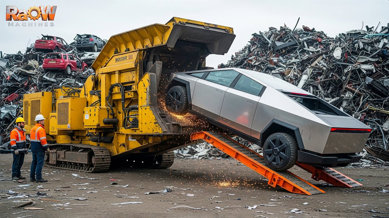 30 Most Insane Shredding & Crushing Machines That Obliterate Everything |  Scrap Processing #14