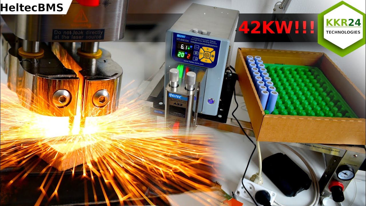 Самая мощная в МИРЕ точечная сварка 42000 ватт??? Heltec HT-SW33A series 