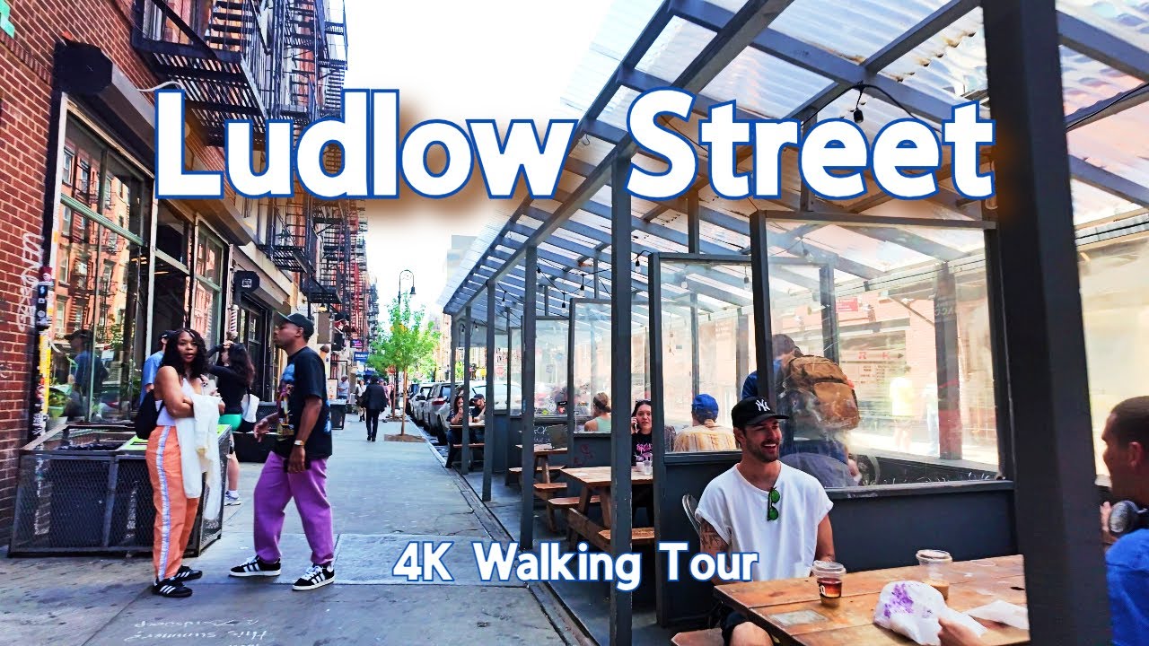 【4K】𝐖𝐀𝐋𝐊 🇺🇸 Ludlow Street on the Lower East Side NYC