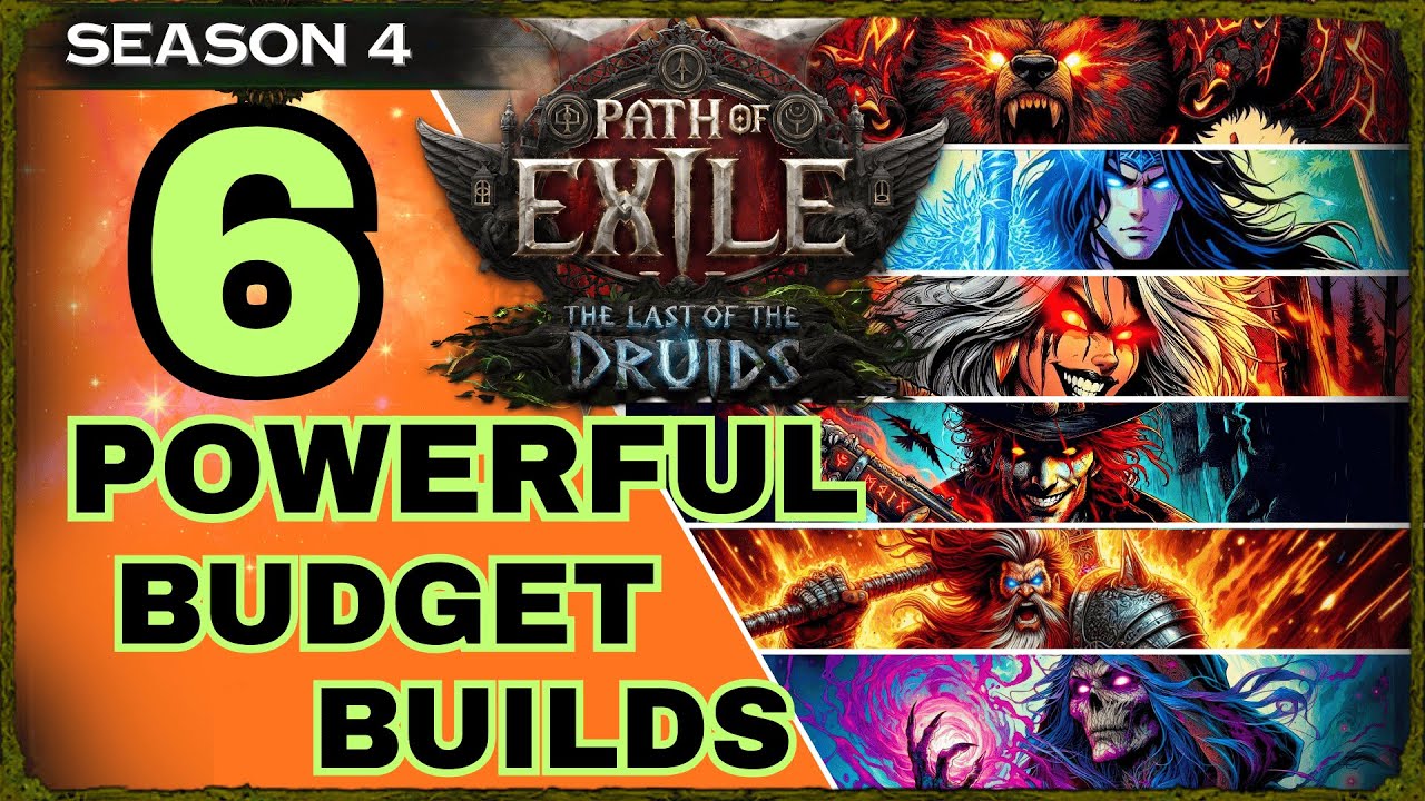 [0.4] 6 POWERFUL BUDGET BUILDS FOR LAST OF THE DRUID - PoE 2 Builds