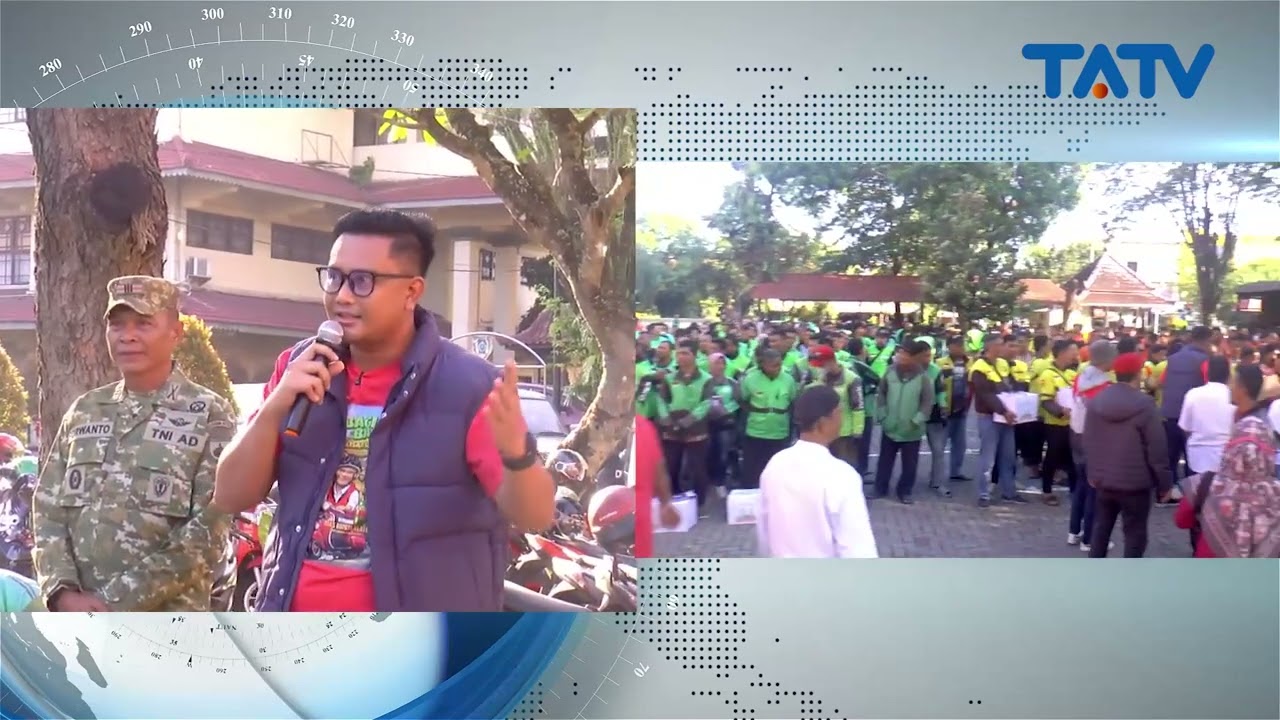 Pemkab Klaten Berbagi Bingkisan Lebaran Ratusan Driver Ojek