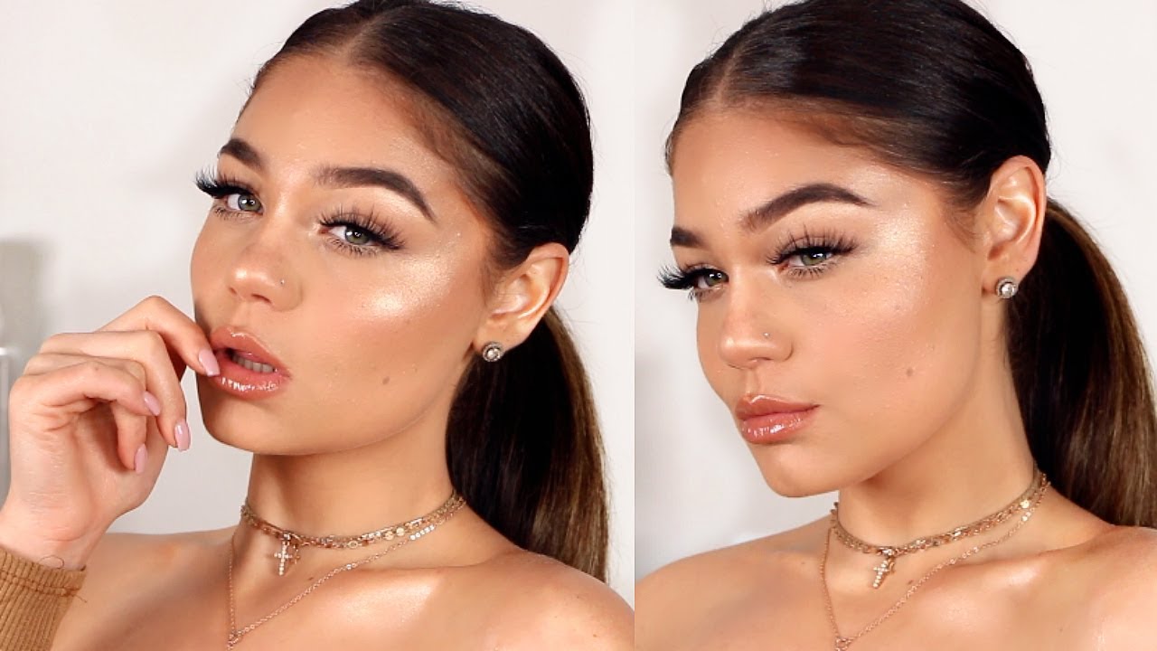 SUMMER GLOWY MAKEUP | Blissfulbrii