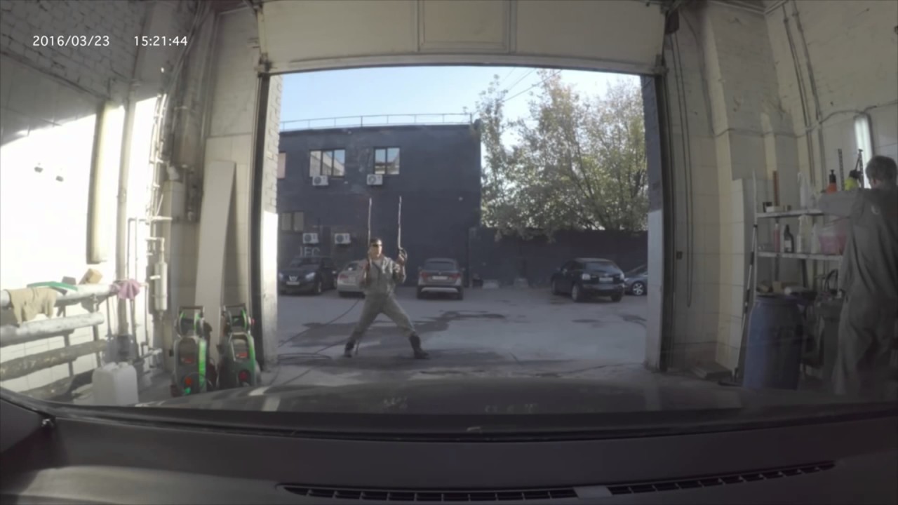 Man Takes Flight By Using Two Pressure Washers