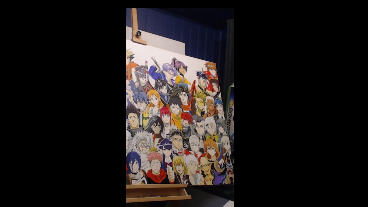 Anime canvas art.