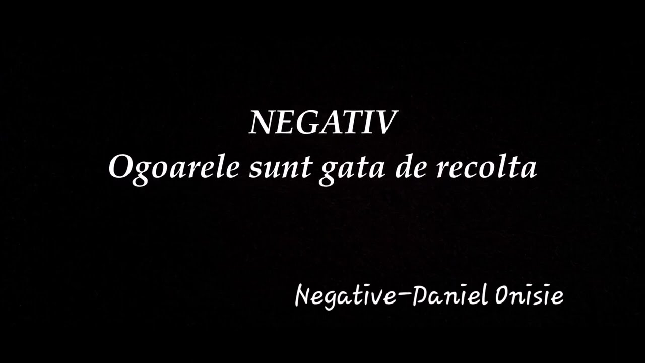 Ogoarele sunt gata de recolta-negativ