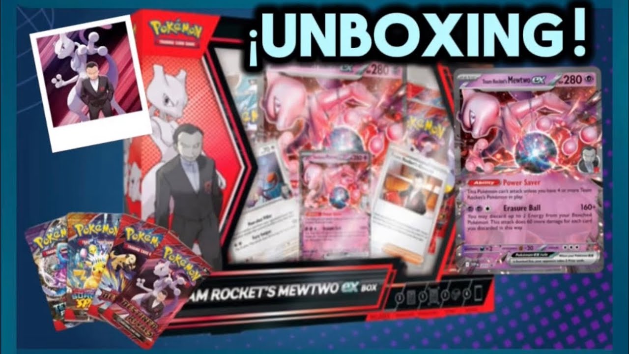 Team Rocket's Mewtwo ex Box Unboxing