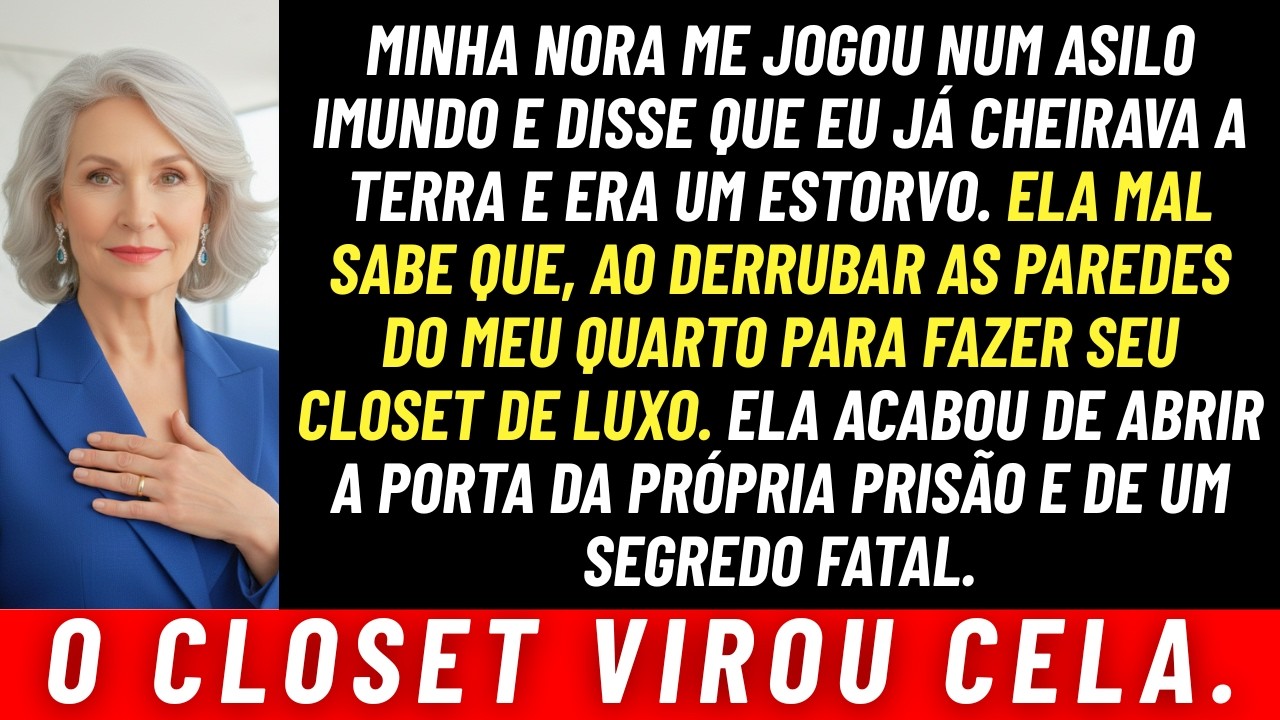 Minha nora me jogou no asilo para reformar meu quarto... Quando ela abriu o cofre...