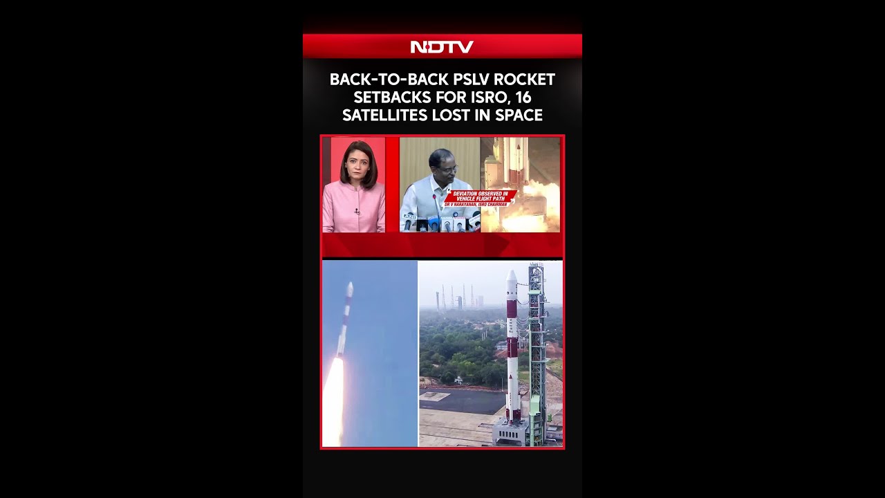Back-To-Back PSLV Rocket Setbacks For ISRO, 16 Satellites Lost In Space