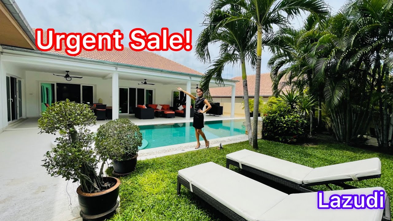( SOLD) EP 180 THE VIEW GREAT VALUE 4 BED LUXURY POOL VILLA HUAHIN THAILAND