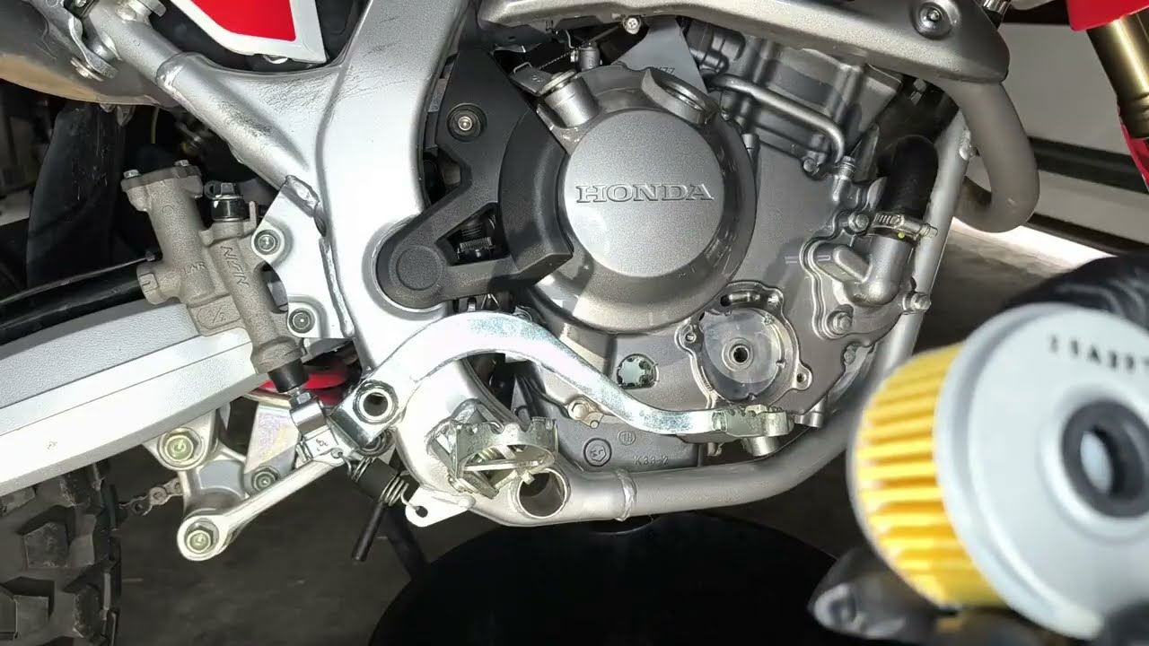 Honda CRF300L Oil and Filter Change
