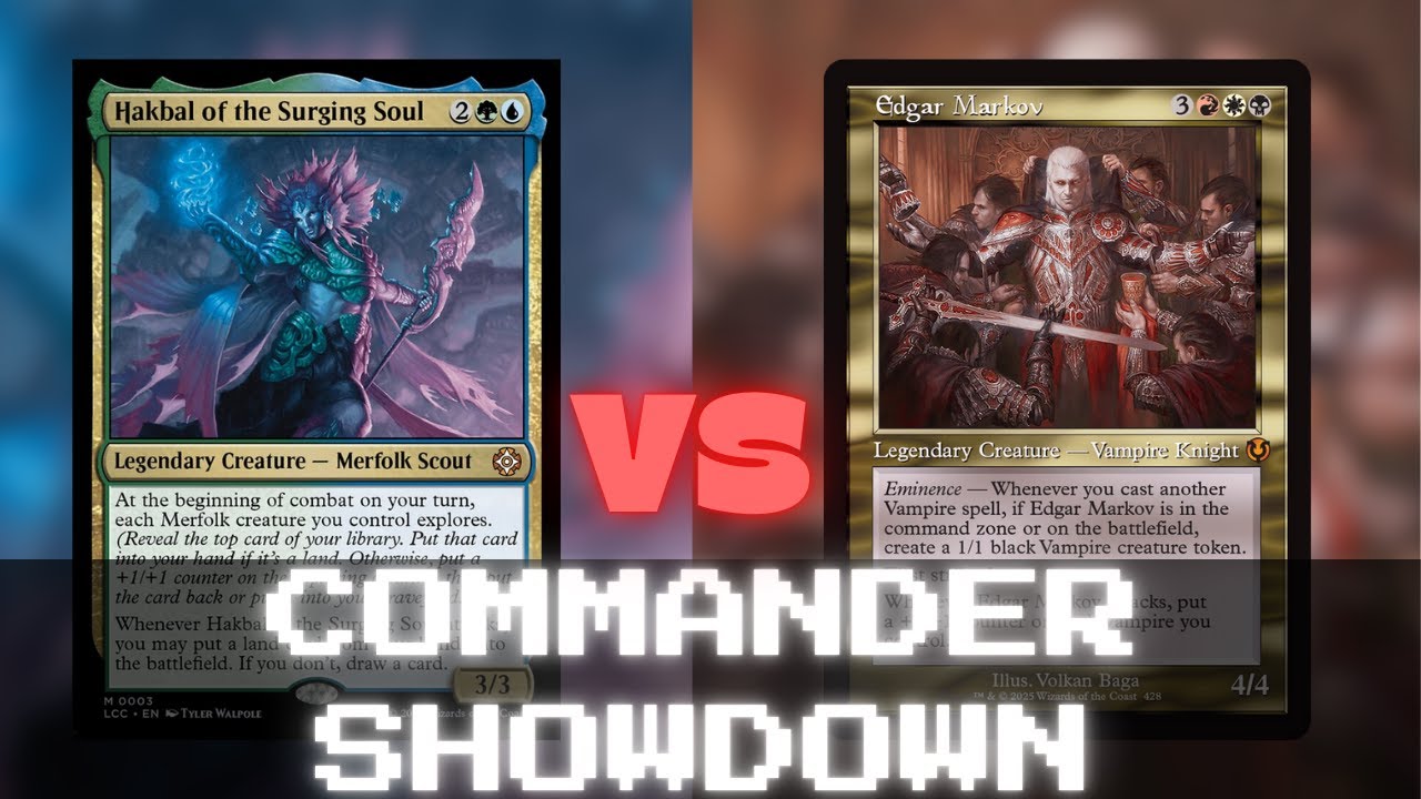 Edgar Markov vs Hakbal of the Surging Soul - 1v1 Commander Showdown (Spelltable)