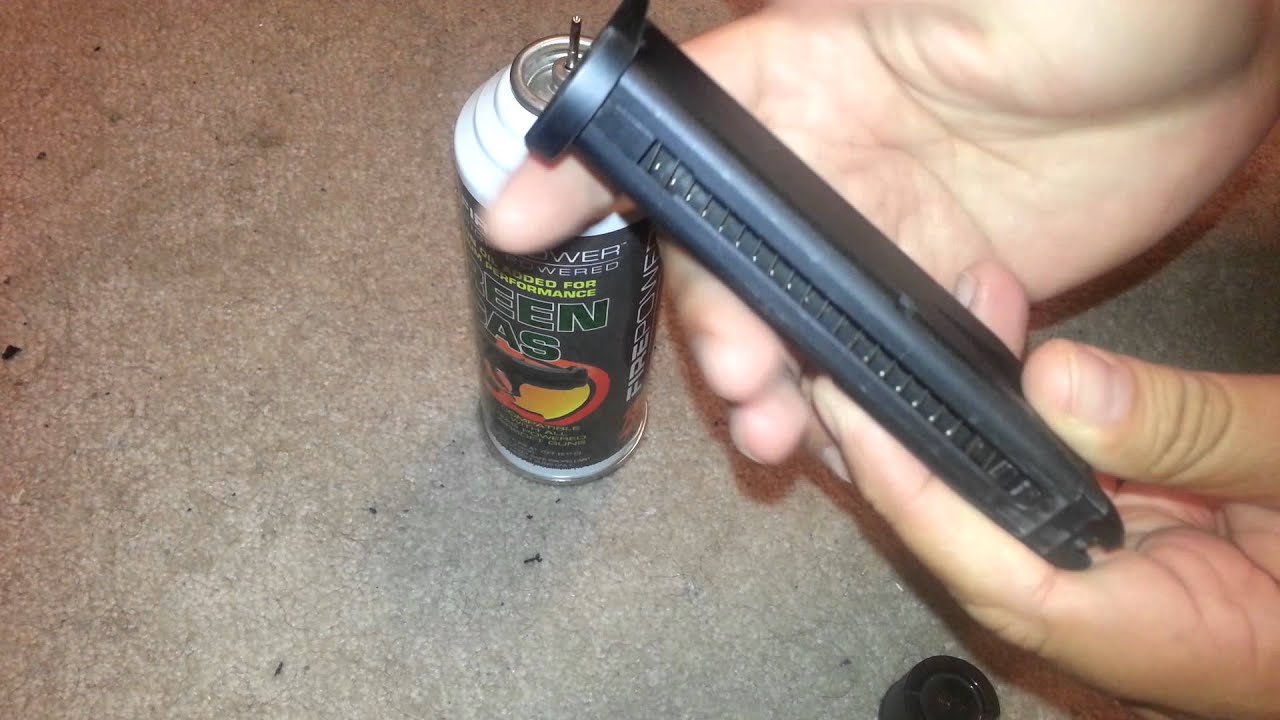 How To Properly Fill an AIRSOFT Gas Magazine With Green Gas or Propane