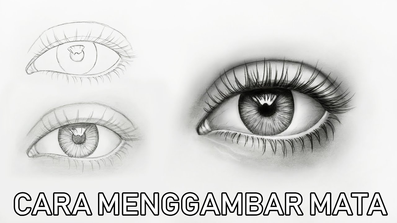 Tutorial Cara menggambar Mata 3d Realist dengan menggunakan Pensil