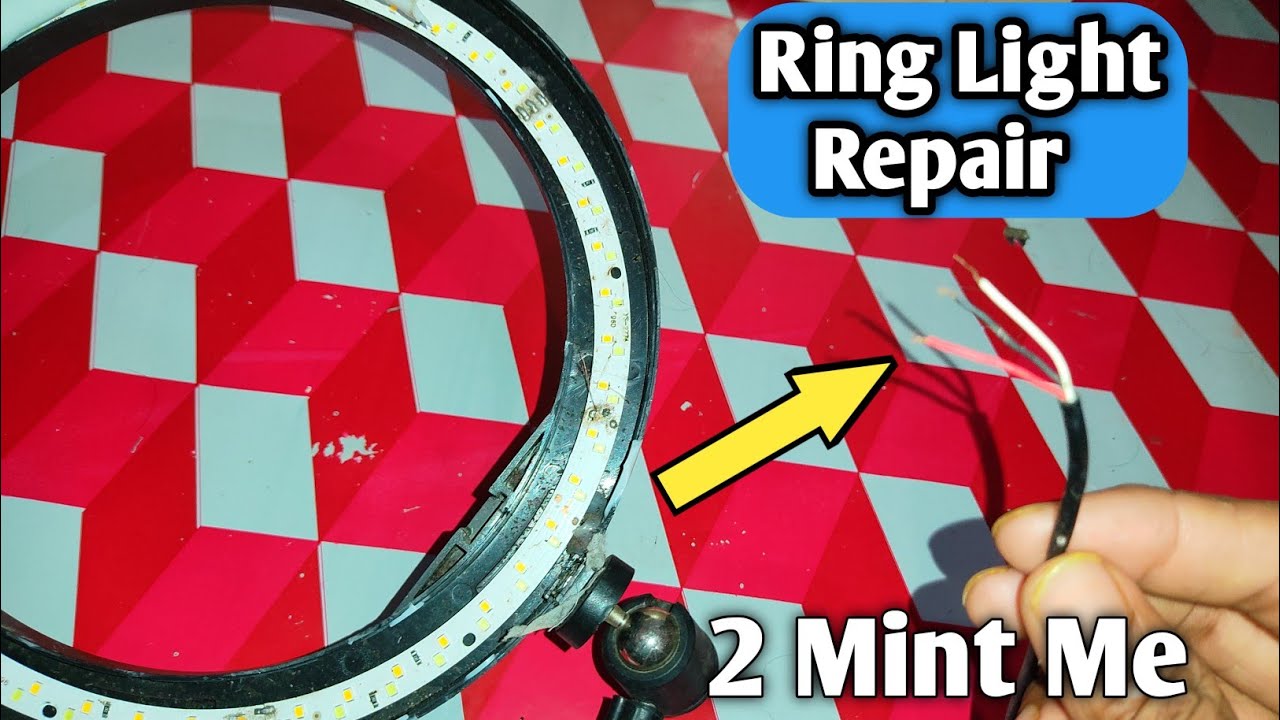 How To Repair Ring Light 🕯️ Ring Light Wire Repair 🤫 Ring Light Wire Problem 🔥 Repair Home