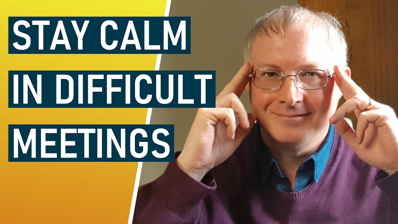 How to Stay Calm Under Pressure in Difficult Meetings (STRESS SHIELD!)