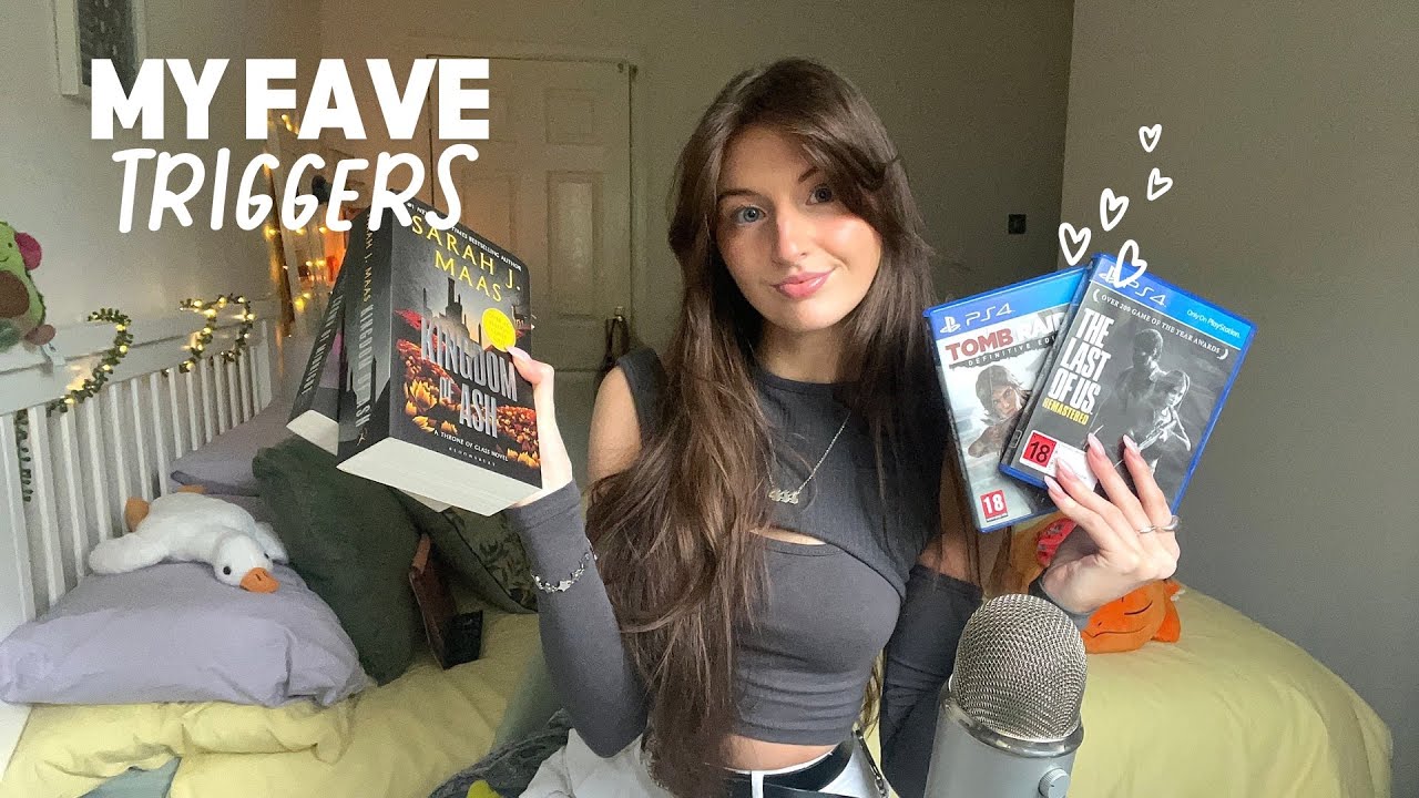 ASMR My favourite triggers🎧 (tapping,scratching, whisper rambles)