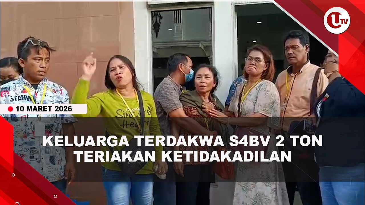 TANGISAN HISTERIS DAN TERIAKAN KETIDAKADILAN WARNAI VONIS 3 TERDAKWA SABU 2 TON | U-NEWS