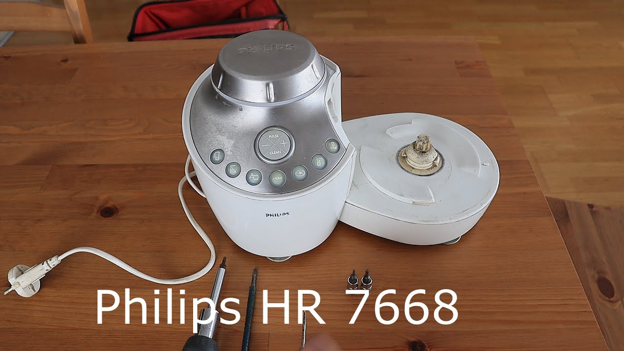 Ремонт комбайна шестерні Philips HR 7668
