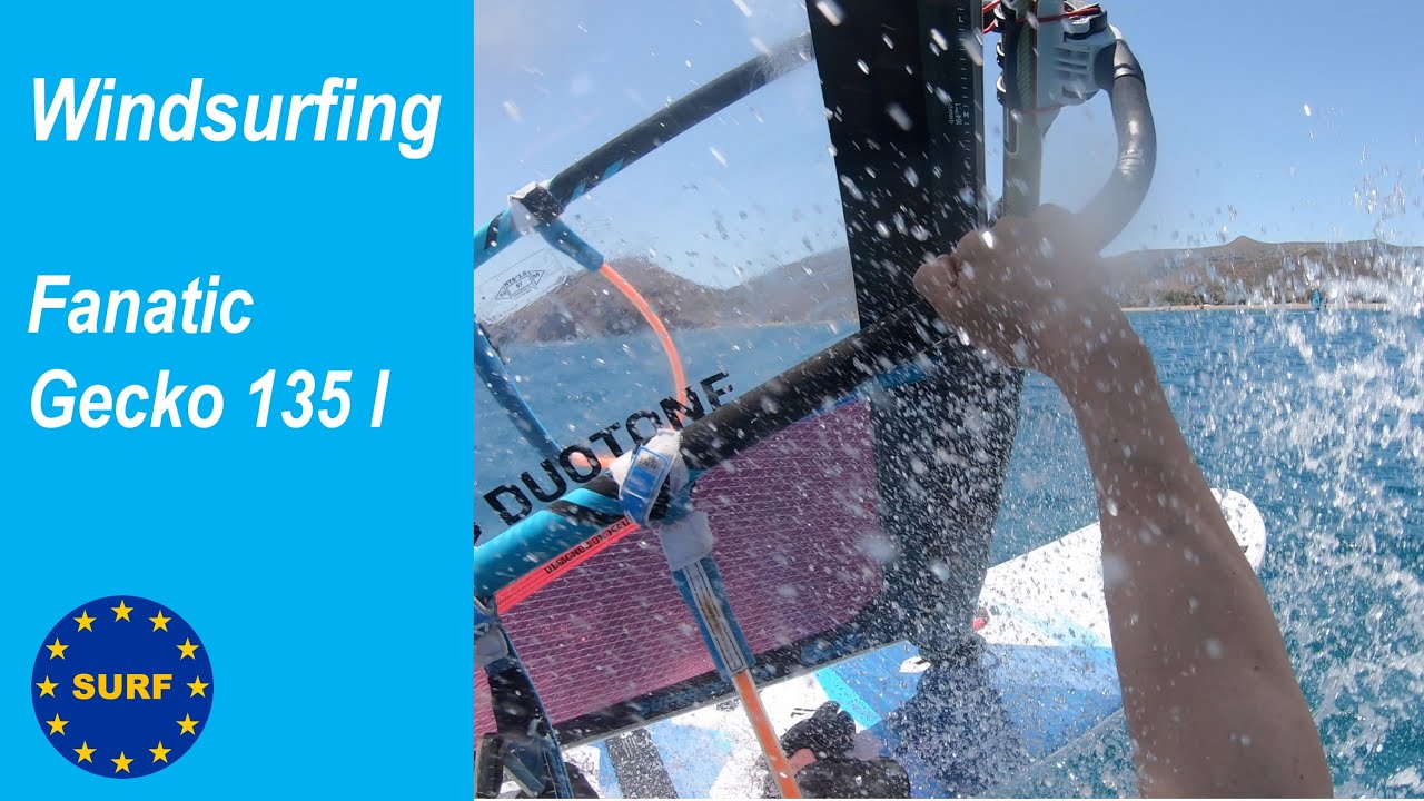 Windsurfing | Fanatic Gecko 135 liter | Duotone Super Session 5.0