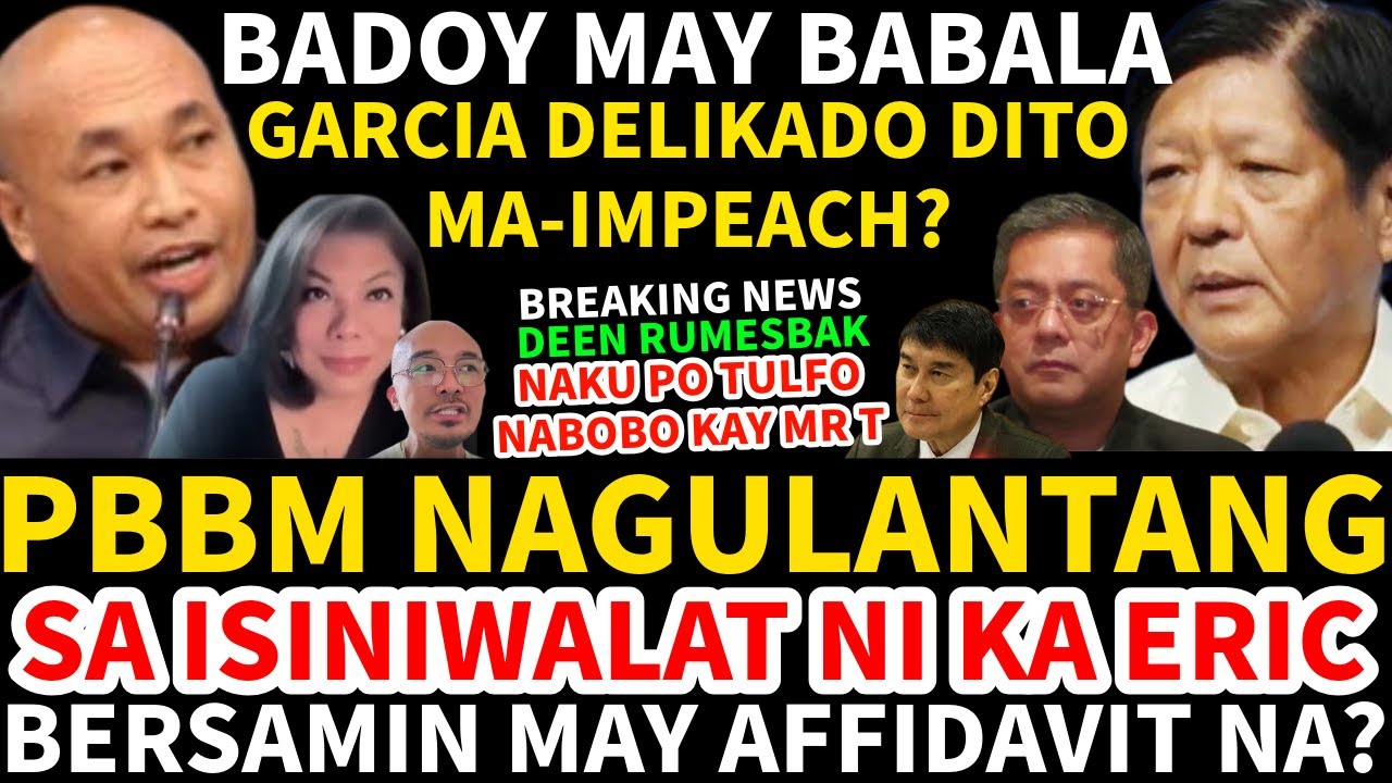 PBBM NAGULANTANG SA ISINIWALAT NI KA ERIC MAY AFFIDAVIT NA SA TEXT MESSAGES UKOL SA KICKBACK NI BBM