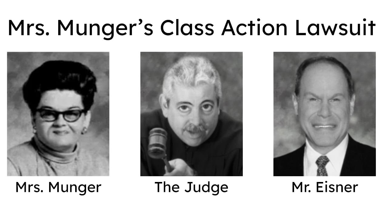 The Saturday Morning Cartoon That Got Disney Sued. The Story of The Mrs Munger's Class Lawsuit