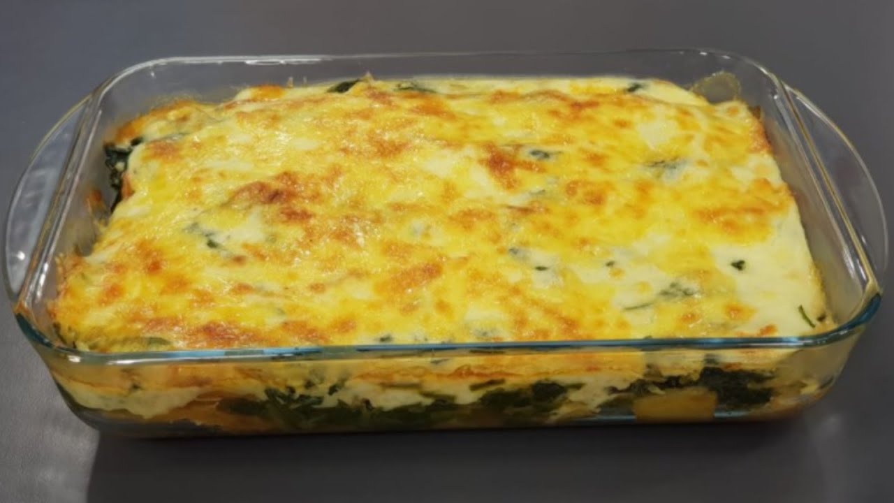 Tavë me patate dhe spinaq nga zonja Vjollca