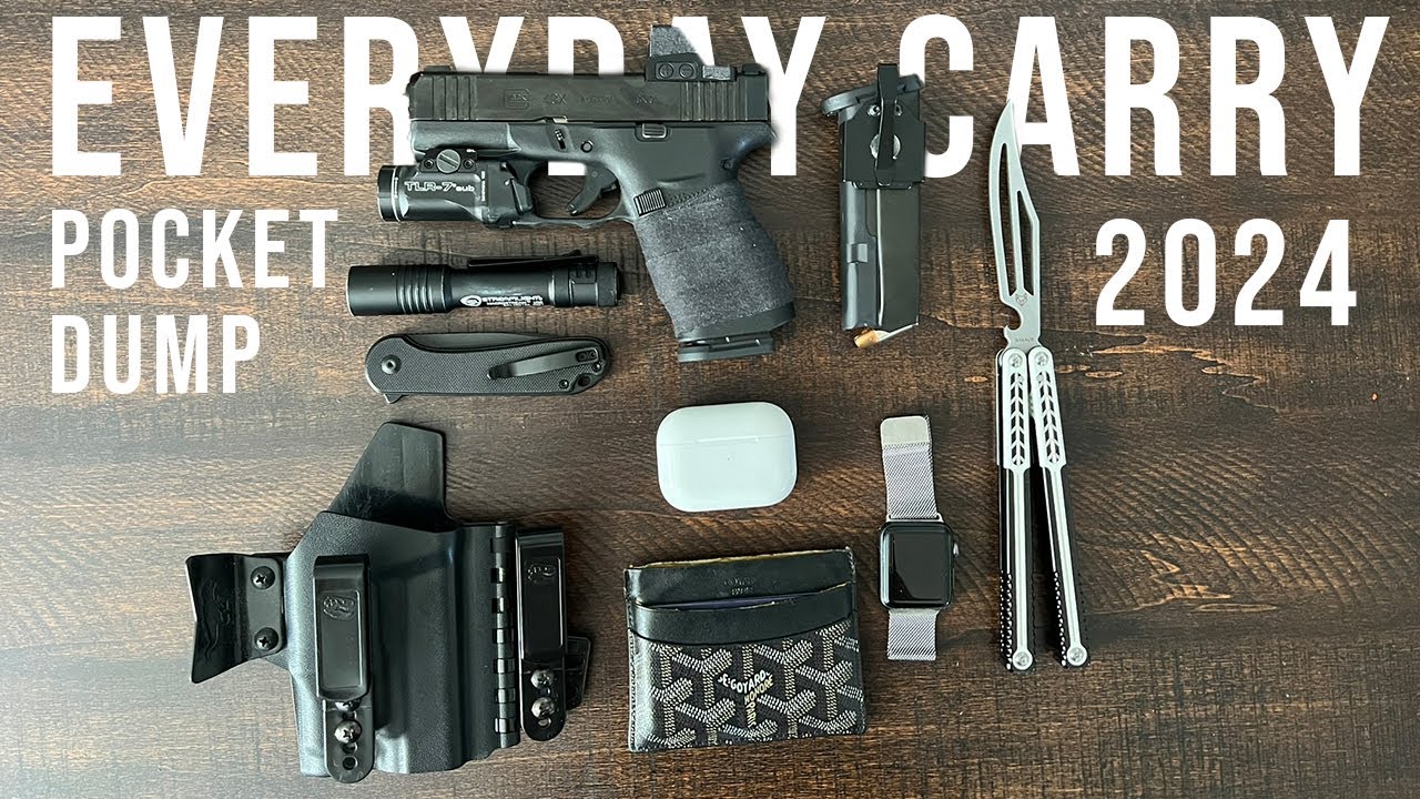EDC Pocket Dump 2024 | Glock 43x MOS
