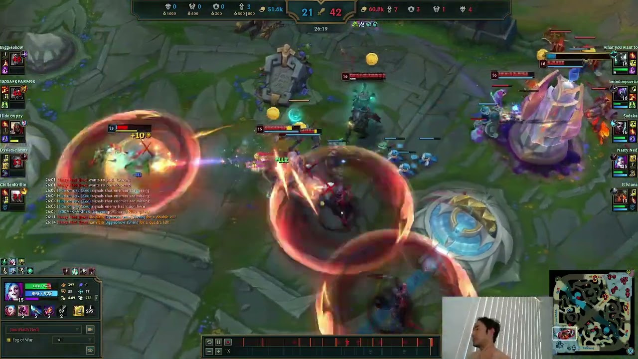 PENTAKILL ON JINX !!! ไต่แร๊งค์ OCE - Journey to Plat | #nedjiaka on #Twitch